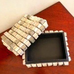 Upcycled Computer Keyboard Keys Box